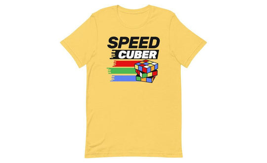 Speedcuber (Light) - Rubik's Cube Shirt | SpeedCubeShop