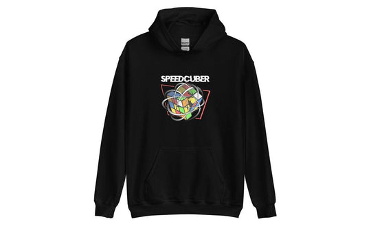 Speedcuber V2 (Dark) - Rubik's Cube Hoodie | SpeedCubeShop