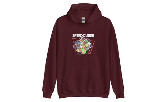Speedcuber V2 (Dark) - Rubik's Cube Hoodie | SpeedCubeShop