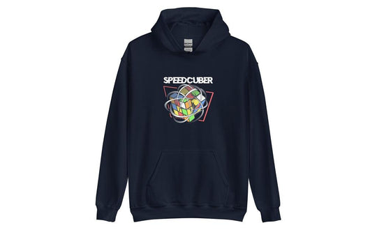 Speedcuber V2 (Dark) - Rubik's Cube Hoodie | SpeedCubeShop