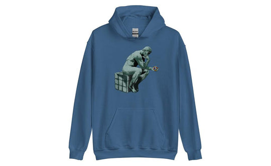 The Thinker - Rubik's Cube Hoodie | SpeedCubeShop