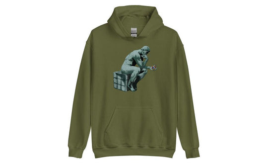 The Thinker - Rubik's Cube Hoodie | SpeedCubeShop