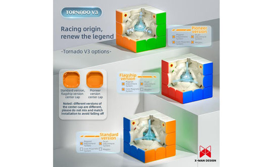 X-Man Tornado V3 3x3 Magnetic (Standard) | tuyendungnamdinh