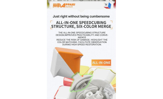 YJ Appari 3x3 (Magnetic, Core Magnets, Speed-Micro Actuator) | SpeedCubeShop