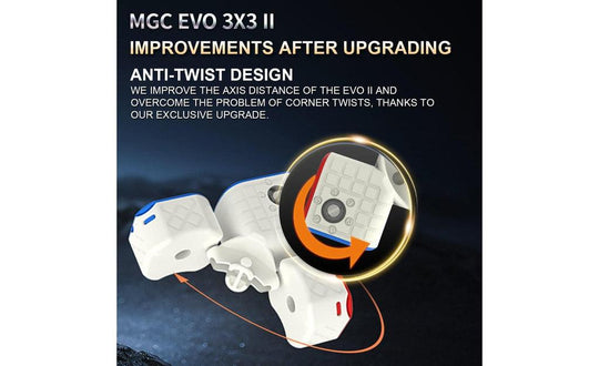 YJ MGC EVO 3x3 V2 (Magnetic, Ball-Core) | SpeedCubeShop