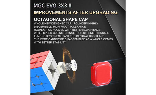 YJ MGC EVO 3x3 V2 (Magnetic, Ball-Core) | SpeedCubeShop
