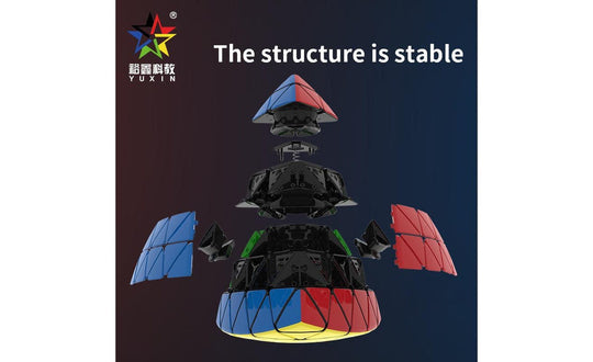 YuXin HuangLong 5x5 Pyraminx (Tiled) | SpeedCubeShop