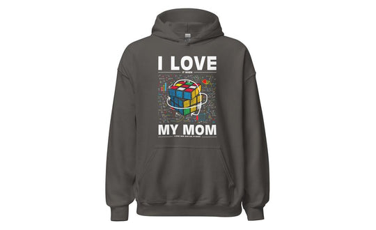 I Love My Mom - Rubik's Cube Hoodie | SpeedCubeShop