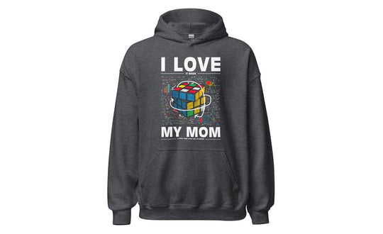I Love My Mom - Rubik's Cube Hoodie | SpeedCubeShop