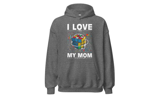 I Love My Mom - Rubik's Cube Hoodie | SpeedCubeShop