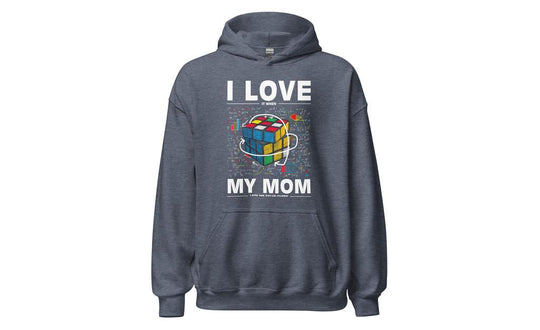I Love My Mom - Rubik's Cube Hoodie | SpeedCubeShop