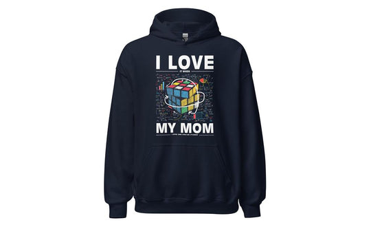 I Love My Mom - Rubik's Cube Hoodie | SpeedCubeShop