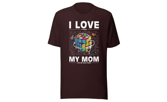 I Love My Mom - Rubik's Cube Shirt | SpeedCubeShop