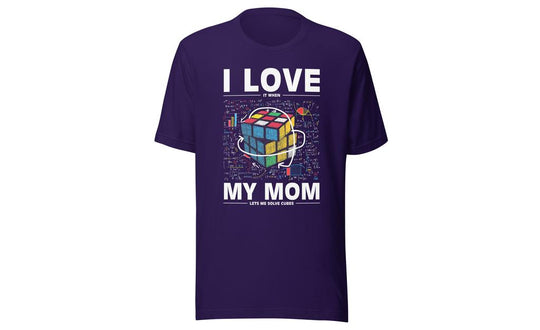 I Love My Mom - Rubik's Cube Shirt | SpeedCubeShop