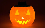 Jack O' Lantern Rubik's Cube Display Stand + Light