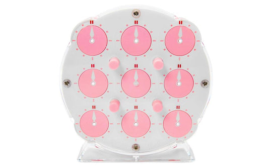QiYi Clock (Magnetic) - Pink | SpeedCubeShop