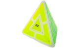 QiYi Pyraminx Duo (Tiled) - Icy Amber | SpeedCubeShop