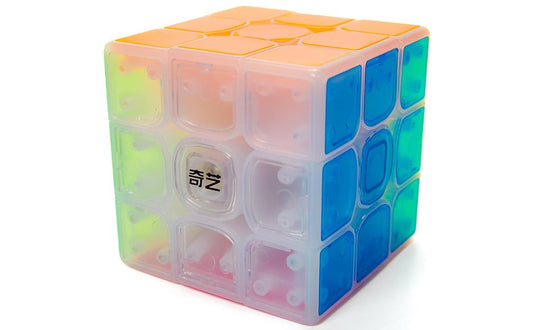 QiYi QiMeng 3x3 V3 (Tiled) - Icy Amber | SpeedCubeShop