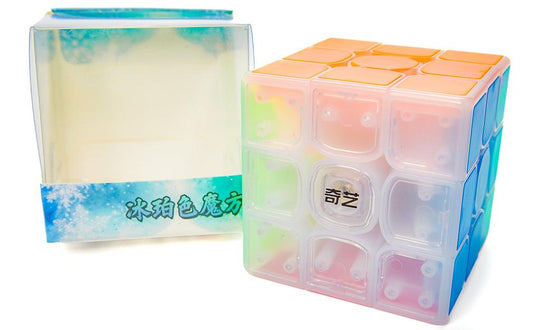 QiYi QiMeng 3x3 V3 (Tiled) - Icy Amber | SpeedCubeShop
