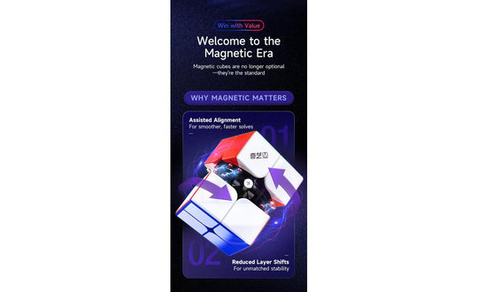 QiYi Warrior 2x2 (Magnetic, UV Coated) | SpeedCubeShop