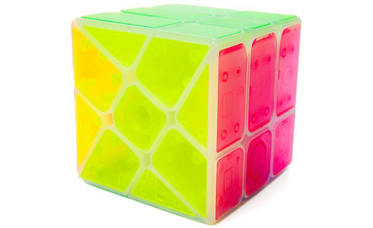 QiYi Windmill Cube (Tiled) - Icy Amber | SpeedCubeShop