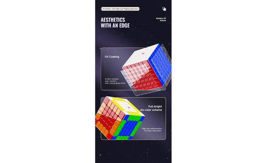 X-Man Shadow 6x6 V3 (Magnetic, Ball-Core, UV Coated) | SpeedCubeShop