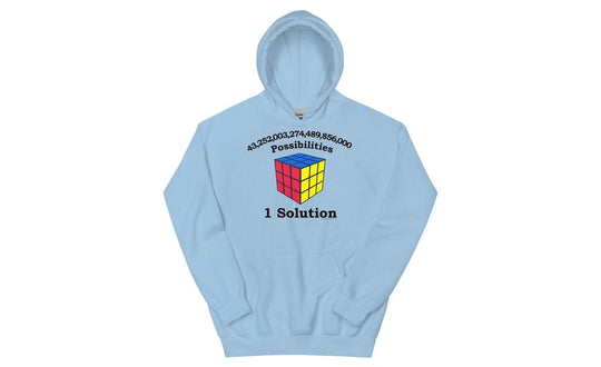 43 Quintillion (Light) - Rubik's Cube Hoodie | tuyendungnamdinh