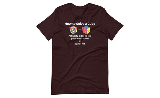 How to Solve a Rubik's Cube Shirt (Dark) | tuyendungnamdinh