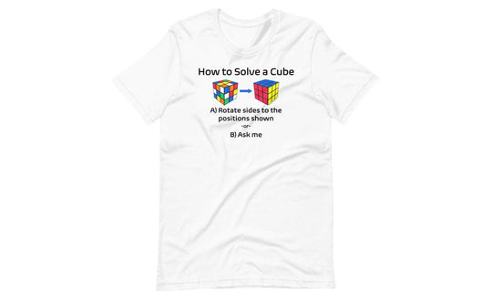 How to Solve a Rubik's Cube Shirt (Light) | tuyendungnamdinh