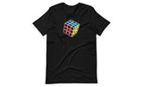 Neon Cube (Dark) - Rubik's Cube Shirt | tuyendungnamdinh