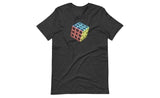 Neon Cube (Dark) - Rubik's Cube Shirt | tuyendungnamdinh